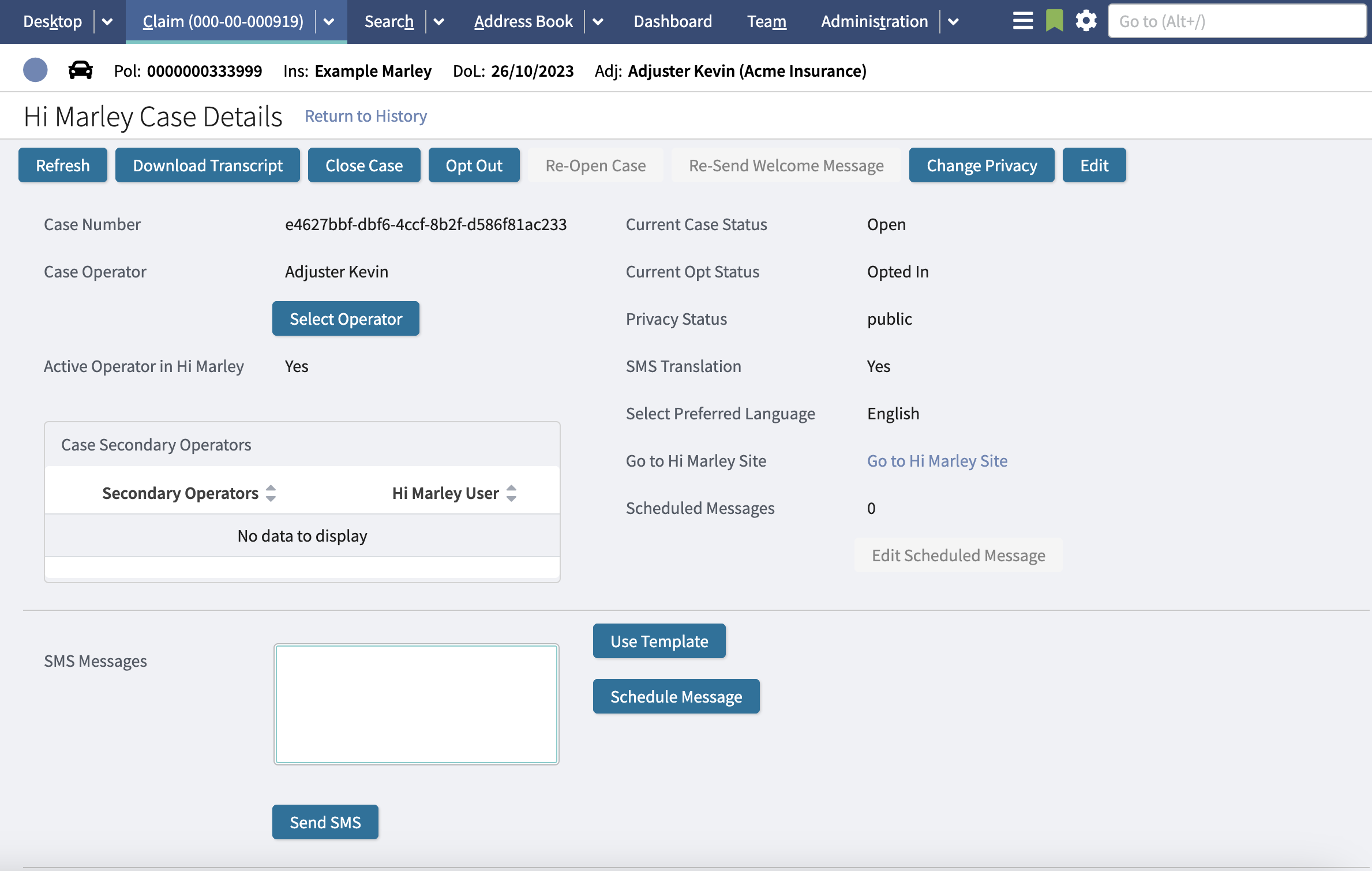 ClaimCenter Guidewire Cloud OOTB Guide Hi Marley