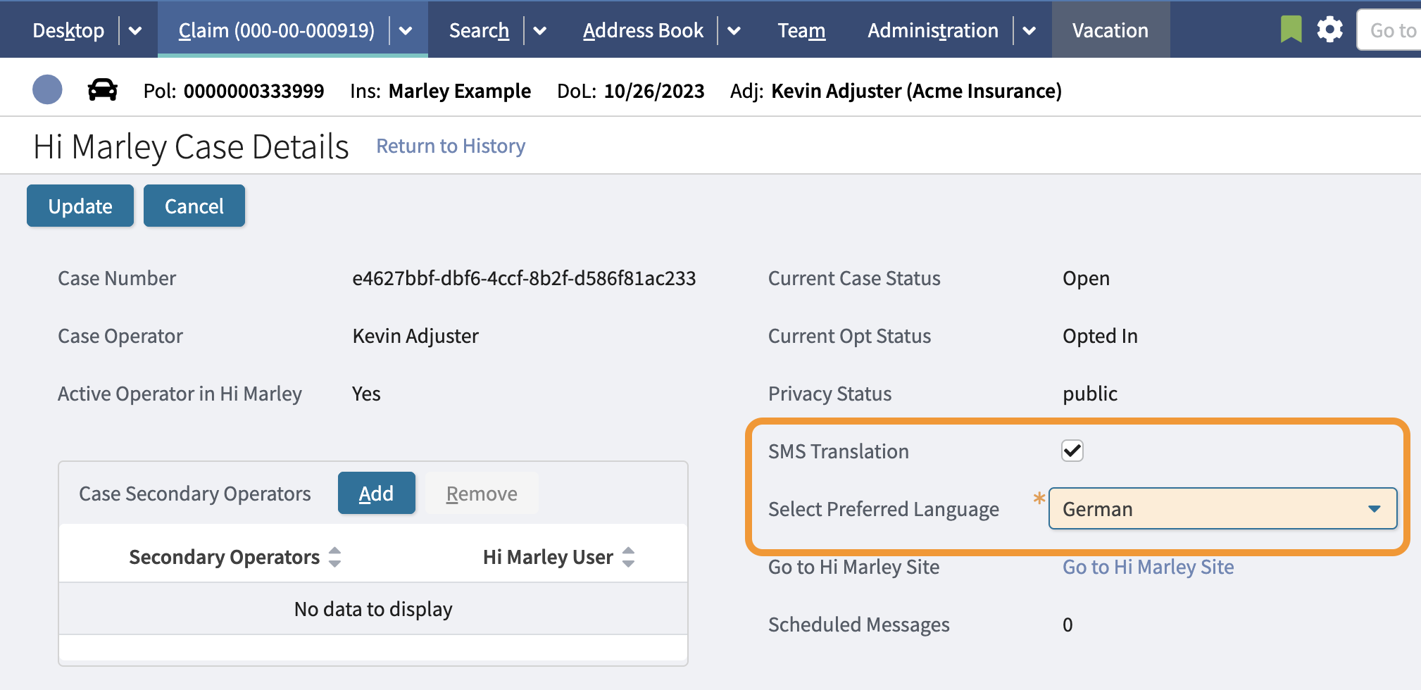 ClaimCenter Guidewire Cloud OOTB Guide Hi Marley