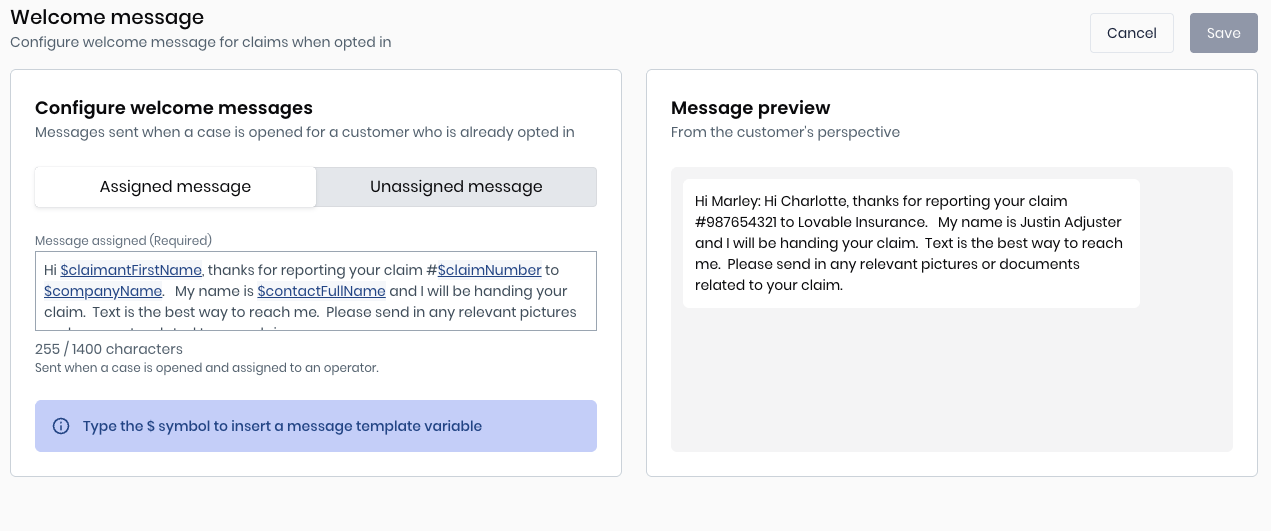 Welcome Message Already Opted in.png