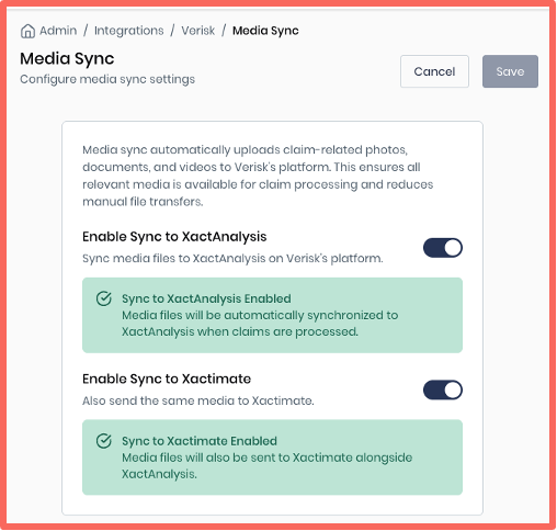 Verisk Media Sync for Xactimate setting enable.png